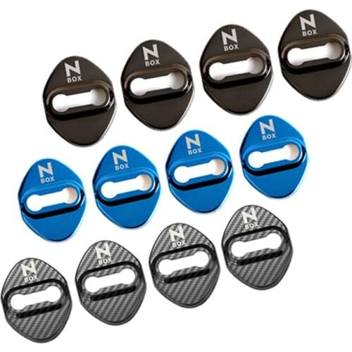 Stainless Steel Car Door Lock Cover Protection Stickers Accessories For Honda Civic N-BOX