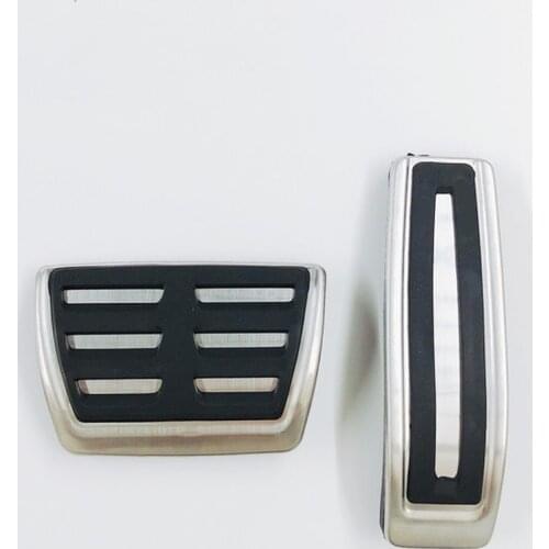 Car Accessories Stainless Steel Pedal Pads Cover Clutch Gas Brake Pedals Pads for Cayenne Q7 Touareg13