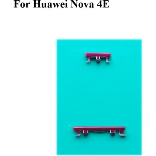 2 in 1 Side Button For Huawei Nova 4E 4 E Power On Off Button + Volume Side Buttons Set For Huawei Nova 4E Nova4E VCE-AL00