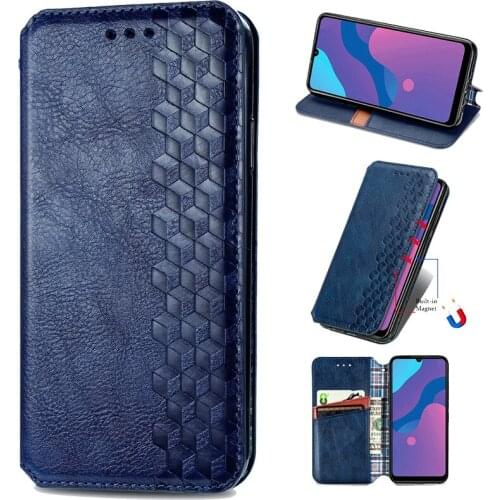 Business Stand Gem Print Flip Wallet Case For Huawei Y5P Y6P Y7P Y8P Y8S P40 Lite/Pro Psmart 2020 Honor 30 Pro Plus 30S 9A 9S
