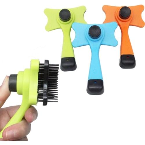 Colorful Self Cleaning Pet Hair Comb Professional Puppy Cat Grooming Tool Quick Clean Candy Color Pet Products