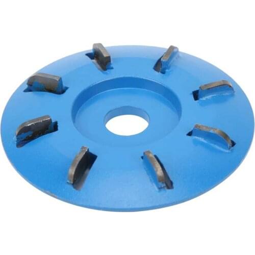 8 Teeth Milling Cutter Wood-Carving Grinding Disc for Woodworking Cutting Accessories 16mm