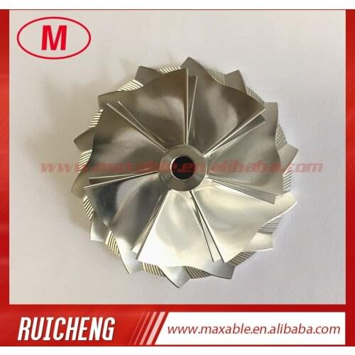 GT28 54.20/66.56mm 7+7 blades high performance turbocharger billet/milling/aluminum 2618 compressor wheel