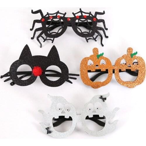 Halloween Spider Ghost Pumpkins Bat Glasses Holiday Party Tricky Photo Props Demon Funny Interesting Cat Eyes Glasses Frames