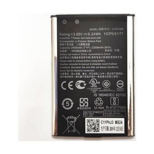 + Tracking Code ! New 2400mAh / 9.24Wh C11P1428 Replacement Battery For Asus Zenfone 2 Zenfone2 Laser ZE500KL ZE500KG cell phone