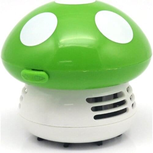 Mini Vacuum Cleaner 6 Colors Cute Mini Mushroom Corner Desk Table Dust Vacuum Cleaner For Car Home Computer Sweeper