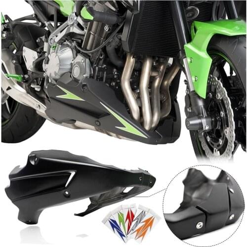 Motorcycle Bellypan Belly Pan Engine Spoiler Lower Fairing Cowling Cover Body Kit for 2017 2018 2019 Kawasaki Z900 ZR900