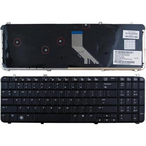 New for HP DV6-1000 DV6-2000 DV6-1000 DV6-1100 DV6-1200 DV6-1300 laptop US Keyboard black AEUT3U00140 534606-001 BAWQT3BM72U0Q5