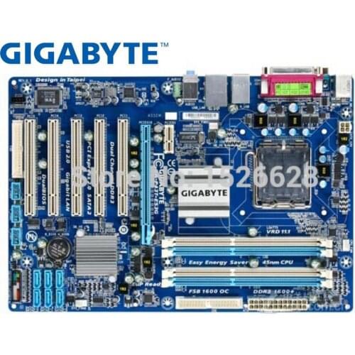 Gigabyte GA-P43T-ES3G original motherboard LGA 775 DDR3 P43T-ES3G boards 16GB P43 used Desktop motherborad boards sales