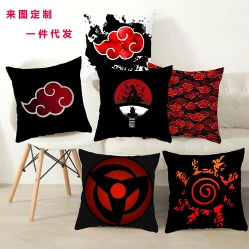 45*45CM No pillow core THE AKATSUKI ORGANI ZATION pillow case anime toys Gift