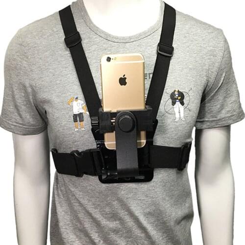 Phone Strap Holder for Head Band Chest Belt Backpack Clip Clamp Phone Holder Bracket for iPhone x 8 7plus 6s Huawei xiaomi gopro