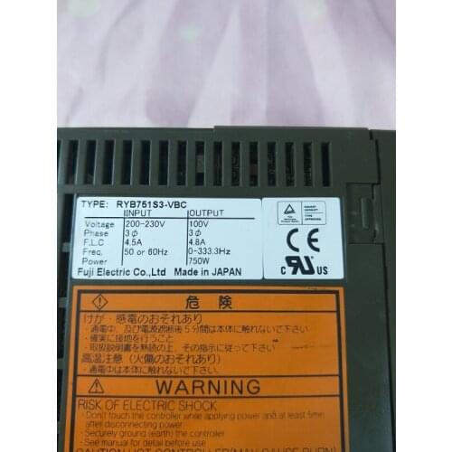Servo driver RYB751S3-VBC , Used, 90% appearance new good working condiiton , 3 months warranty , in stock