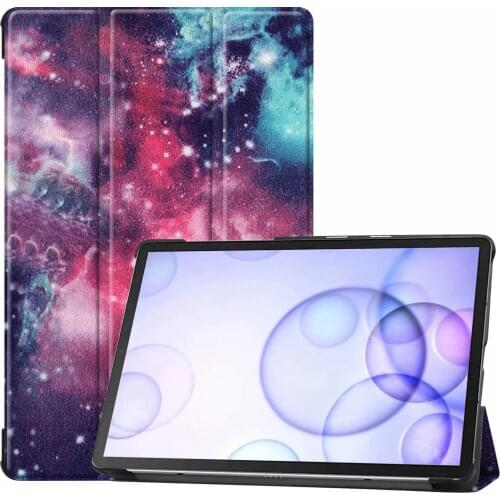 Tab S6 10.5" SM-T860 Tablet Folding Smart Stand Cover Case for samsung galaxy tab S6 10.5 T860 T865 SM-T865 #R