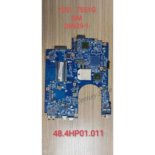 The integrated motherboard 09929-1 48.4HP01.011 is suitable for ACER notebook 7551 7551G model 100% tested before shipment