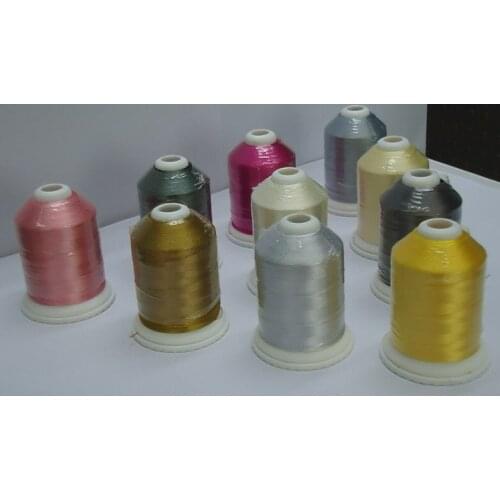 Wholesale 61 different colors 100% Polyester embroidery thread with free shipping