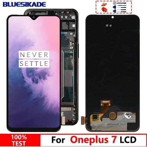 6.41" AMOLED For One Plus 7 LCD Display Touch Screen Digitizer For OnePlus 7 LCD GM1901 GM1900 GM1905 Assembly Replacement Parts