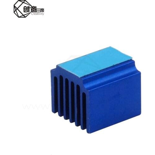 10Pcs/lot Aluminum Stepper Motor Driver Cooling Block Heatsink Heat Sink for DRV8825 TMC2100 3D Printer Parts Accessories