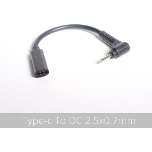 USB Type C to 2.5*0.7mm Male Plug Converter Dc Power Adpater Cable for Asus EEE PC X101 X101H X101CH R011PX 1011PX 1015PW 1015PX