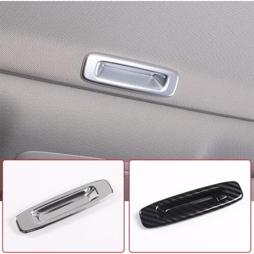 Car Parts Roof Sunroof Skylight Handle Bowl Cover Trim Sticker ABS Carbon fiber For Toyota Tacoma 2016-2020 Interior Accessories