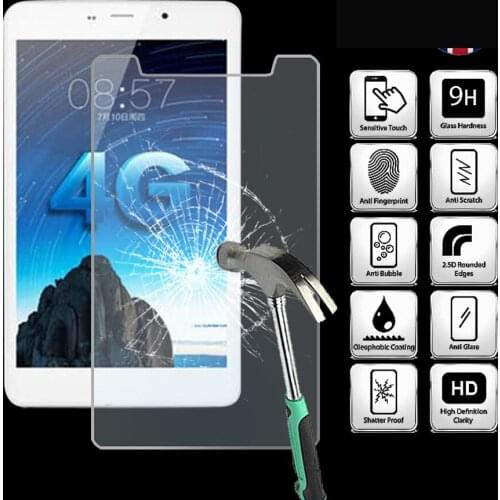 For Cube T8 Plus 4G Tablet Ultra Clear Tempered Glass Screen Protector Anti-friction Proective Film
