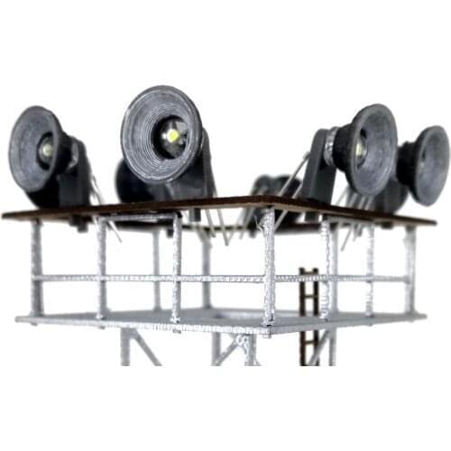 Ho Scale 1:87 Station Spotlights Indoor Lights Model Train Railway Layout Leds Architectural Lamps for Model Train Scenery