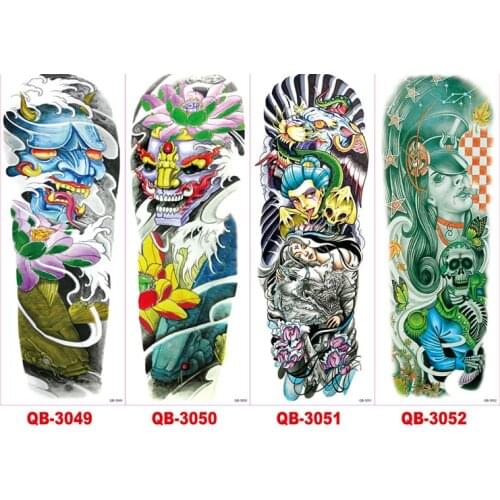 48 X 15CM cool men and women temporary Full arm tattoo (56 design) #2
