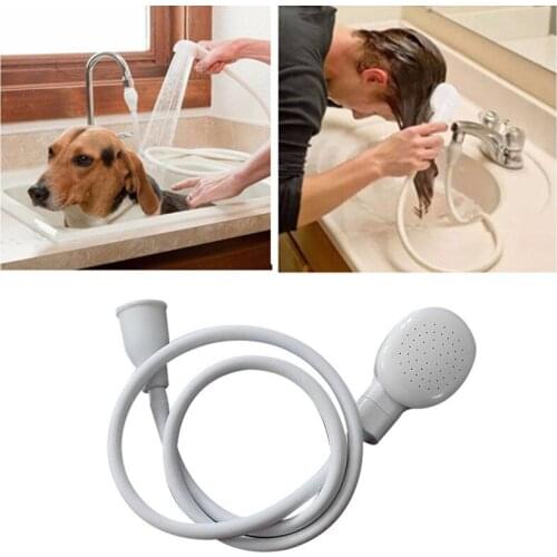 Multi-functional Pet Dog Cat Shower Head Spray Drains Strainer Bath Hose Sink Washing Hair Shower Head Washing Hair Wash Shower