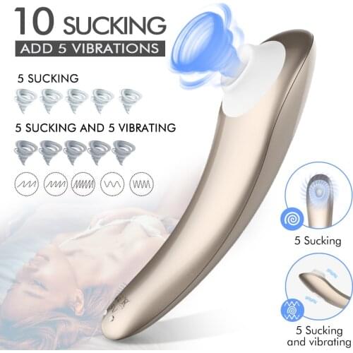 Powerful Clit Sucker Vibrator Tongue Vibrating Nipple Sucking Blowjob Clitoris Stimulator Etotic Sex Toys For Women Masturbators