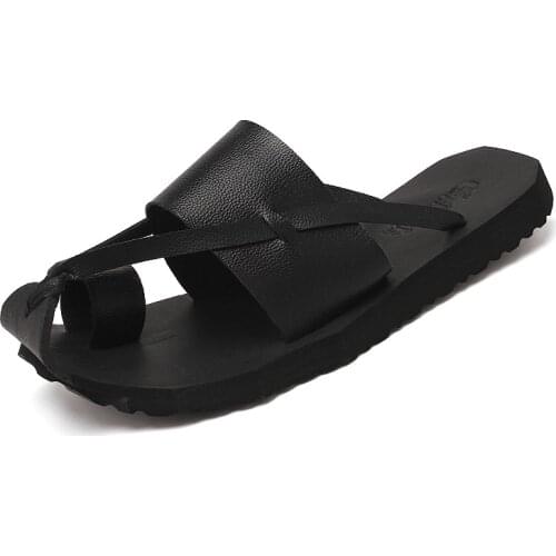 Man 2020 New Brand Massage Flip Flops Summer Shoes For School Street Casual Slippers Seaside Beach Soft Shoes