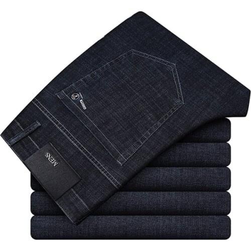 Male Jeans Men Jean Homme MenS Classic Vetement Peto Vaquero Hombre Biker Black Pants Denim Calca Masculina Spijkerbroeken