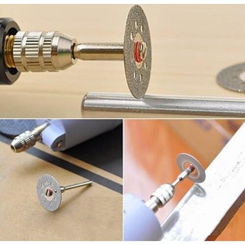 Rotary Tool Set 10pcs Circular Saw Blades With 2pcs Mandrels Cutting Wheel Discs Mandrel Cutoff Tools In Stock