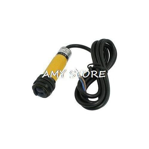 NO 2M Distance Retroreflective Photoelectric Switch AC 90-250V w Reflector