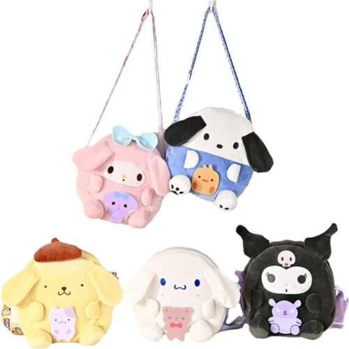 20cm Original TOMY sanrio plush Cinnamoroll babyCinnamoroll My Melody Kuromi Japanese cartoon characters Plush toys The single s