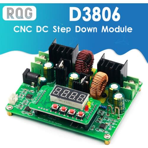 D3806 CNC DC Constant Current Power Supply Step Down Module Voltage Ammeter 38V6A