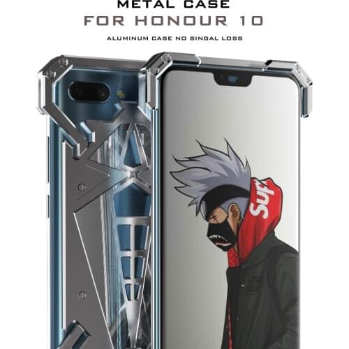 Luxury Aluminum Case For Huawei Honor 10x V30 V20 20 30 Pro V10 10 Cover Powerful Armor Shockproof Bumper Case Metal Frame Cover