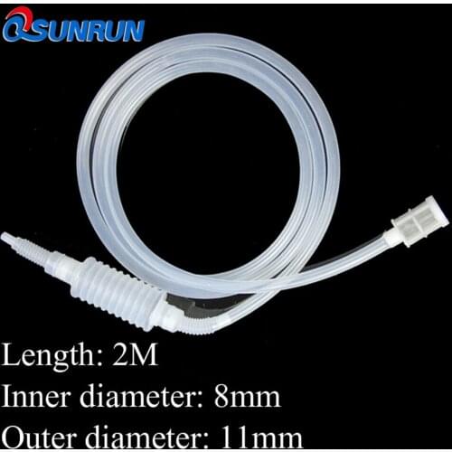 8mm 2M Home Brew Syphon Tube Siphon Pipe Hose Wine Beer Making Tool Brewing Food Grade Plastic Siphon Pump water Drain tank