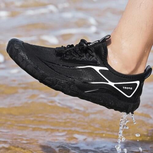 Swimming Shoes Mens Barefoot Quick-Drying Beach Surfing Snorkeling Outdoor River Upstream Shoes Water Sports Shoes Large Size