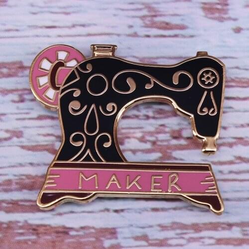 Maker sewing machine pin tailor seamstress beautiful pride decor