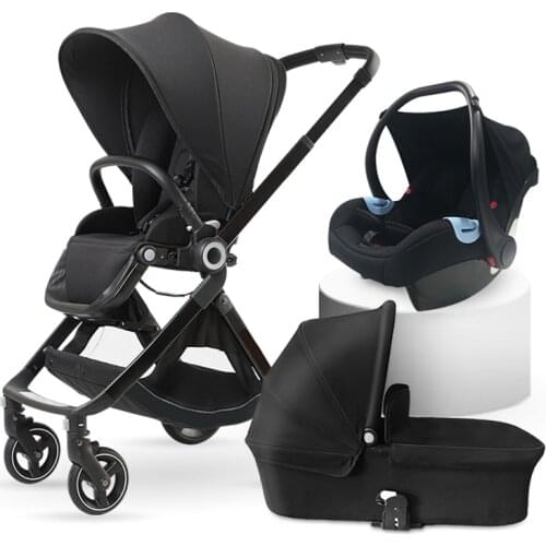 Foldable Compact Pram Combos Detachable Baby Stroller коляска прогулочная carrinho de bebe poussette bébé 3 en