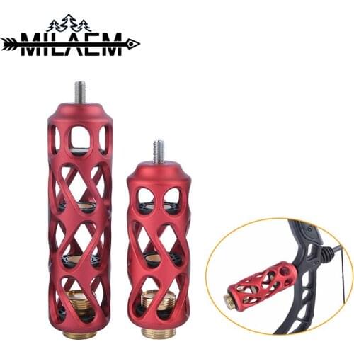 1 PC Archery Bow Stabilizer 4/6 Inch Aluminum Alloy Machining Shock Absorber Compound Bow Outdoor Hunting Shooting Accessories