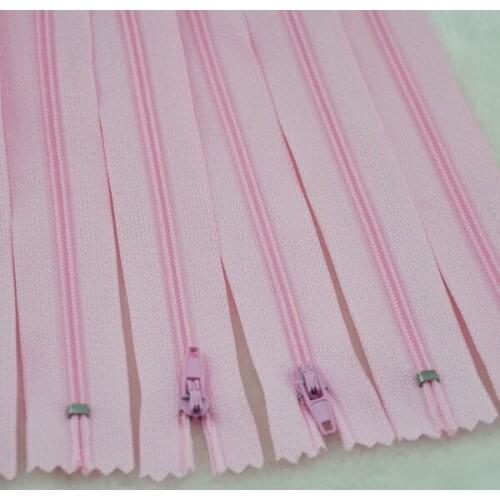 20pcs Pink Color Nylon Coil Zippers Tailor Sewing Tools Craft 9 Inch
