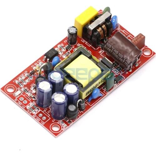 AC-DC Buck Converter AC 85V-265V to DC 12V 1A 5V 1A Fully Isolated Switching Power Supply Module AC 220V to 12V/5V DC Step Down
