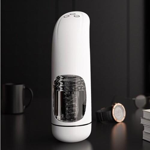Automatic Telescopic Rotation Male Masturbator Intelligent Voice True Vagina Adult Masturbator Electric Orgasm Sex Toys for Men