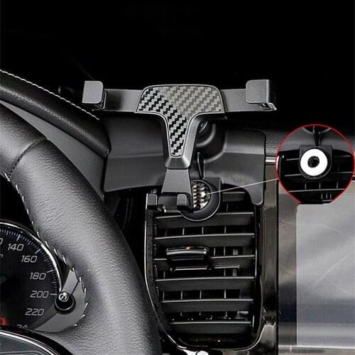 Car Air Vent Outlet Dashboard Mobile Cell Phone Holder Reaction Clip Mount Cradle For Mitsubishi Outlander 2016 2017 2018 2019