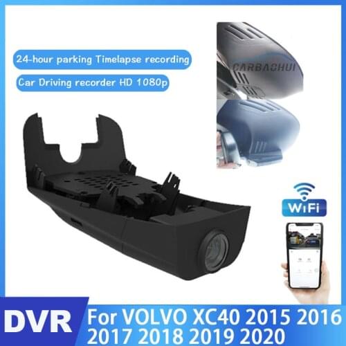 HD Car DVR Wifi Video Recorder Dash Camera For VOLVO XC40 2015 2016 2017 2018 2019 2020 Night Vision Control Phone APP 1080P
