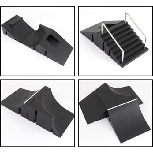 Child Finger Skateboards Skate Toy Park Ramp Set Interior Extreme Training Toys