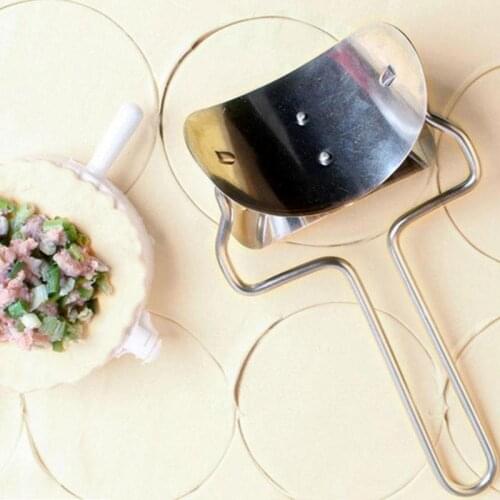 Eco-Friendly Stainless Steel Dumpling Maker and Dough Press for Kitchen Dough Circle Roller Machine