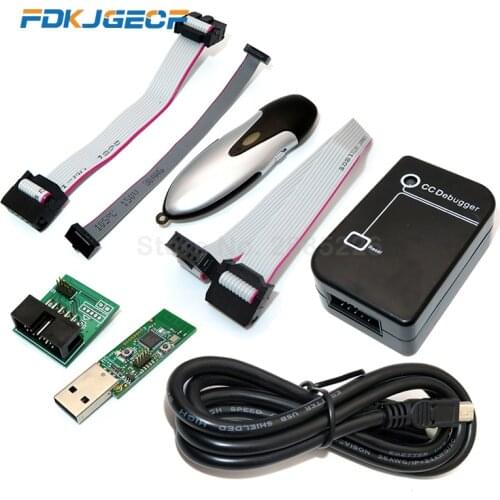 CC Debugger ZIGBEE emulator CC2531 CC2540 Sniffer Wireless Board Bluetooth 4.0 Dongle Capture USB Programmer Downloader Cable