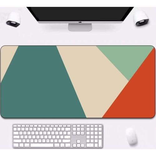 Natural Color Red Gaming Mouse Pad Mosaic High Quality Rubber Mouse Pad Washable Laptop Mouse Pad Gaming Table Decoration CSGO