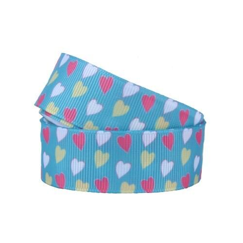 FLRA Ribbon (50yards/lot) Flora Ribbons heart printing Valentine celebrate ribbon